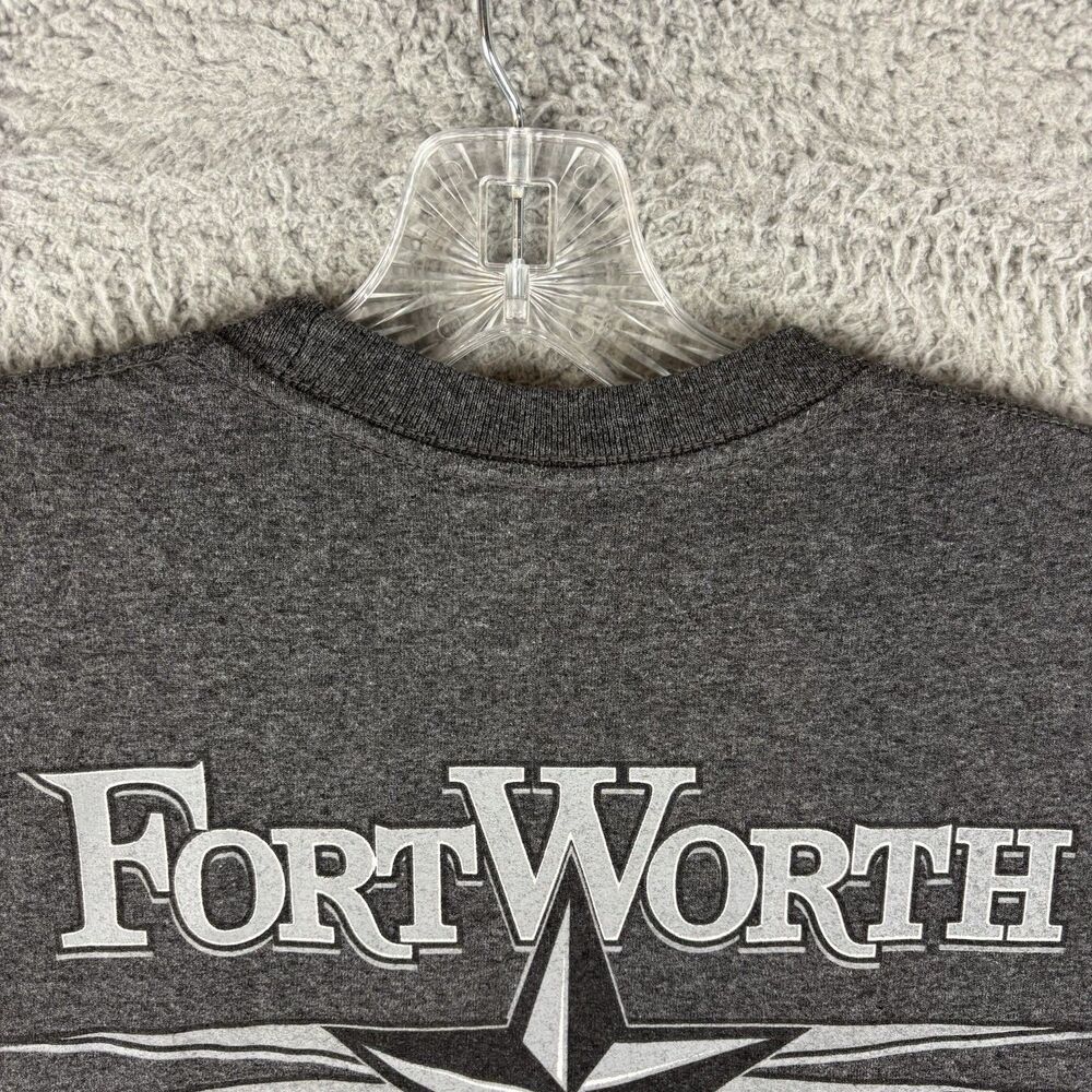 Harley-Davidson T-Shirt Men’s Medium Girl Skull Gray Fort Worth Texas - Picture 8 of 11
